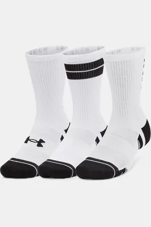 Under Armour Calcetines largos Performance Tech unisex - Paquete de 3 / / Negro L