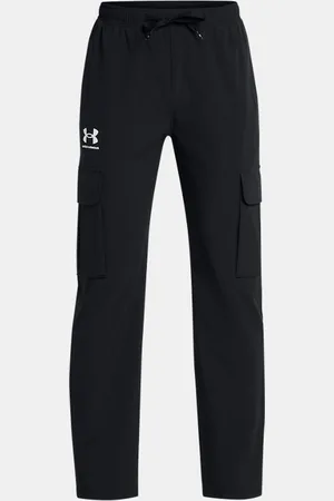 Under Armour Pantalón Icon Woven para niño / Blanco YLG (149 - 160 cm)