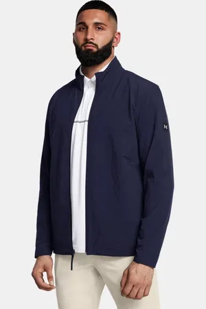 Under Armour Chaqueta Drive Pro Storm Lightweight Insulated para hombre Midnight Marino / Metalico Plata L