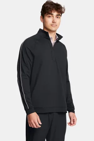 Under Armour Chaqueta tipo sudadera con media cremallera Storm Midlayer para hombre / Blanco / Blanco L