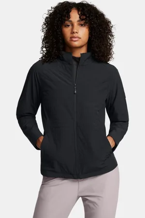 Under Armour Chaqueta Drive Pro Storm Lightweight Insulated para mujer / Metalico Plata L