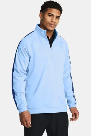 Under Armour Chaqueta tipo sudadera con media cremallera Storm Midlayer para hombre Horizon / Tech / Blanco M