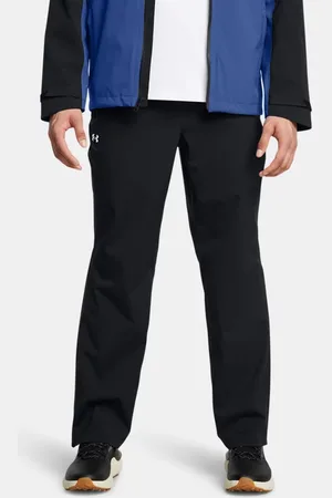 Under Armour Pantalón impermeable Golf para hombre / Metalico Plata L