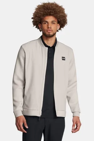 Under Armour Chaqueta con cremallera completa Drive Pro Storm Hybrid para hombre Matter / Metalico Plata M