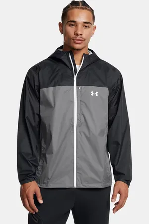 Under Armour Chaqueta Stormproof Cloudstrike para hombre / Castlerock / Blanco L