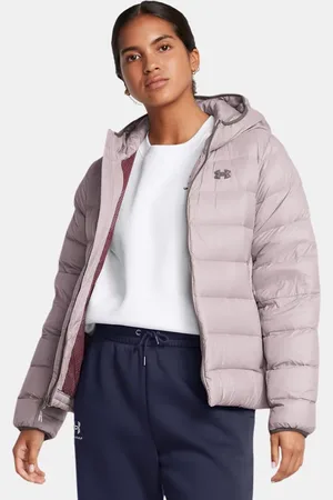 Under Armour Chaqueta con capucha Legend Down para mujer Tetra / Fresh Clay L