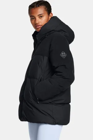 Under Armour Chaqueta acolchada de pana Limitless Down Oversized para mujer / L