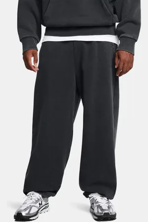 Under Armour Pantalón Icon Heavyweight Fleece Wash Oversized para hombre / Blanco 3XL