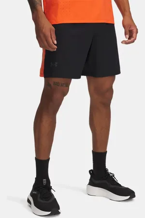 Under Armour Pantalón corto de 18 cm Launch Elite para hombre / Fire / Reflectante 3XL