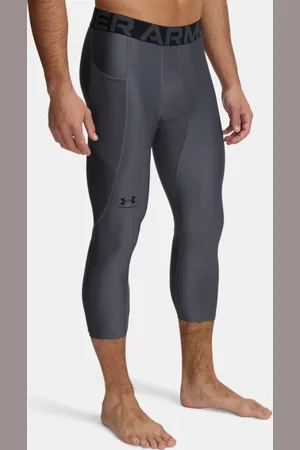 Under Armour Leggings de tres crtos HeatGear® para hombre Castlerock / Negro L