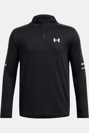 Under Armour Parte de arriba con cremallera de ¼ Tech™ Utility para niño / / Blanco YLG (149 - 160 cm)