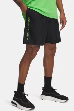 Under Armour Pantalón corto Tech™ Woven Wordmark para hombre / Cyber Verde L