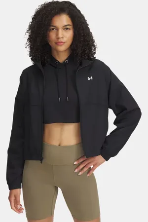 Under Armour Chaqueta Rival Woven para mujer / Blanco L