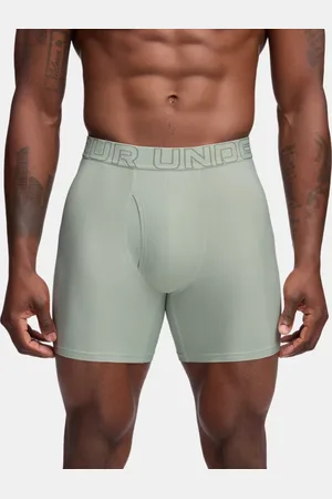 Under Armour Bóxer de 15 cm Performance Tech™ Mesh Boxerjock® para hombre - Paquete de 3 Hydro / Silica / Silica L