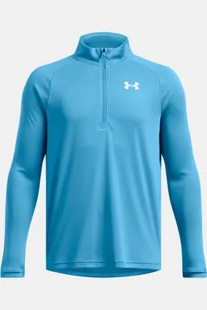 Under Armour Sudadera Tech™ 2.0 ½ Zip para niño Ether / Blanco YLG (149 - 160 cm)