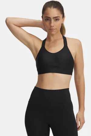 Under Armour Sujetador deportivo con tirantes Infinity High para mujer / L A-C