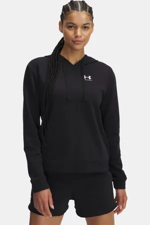 Under Armour Sudadera con capucha Rival Terry para mujer / Blanco L