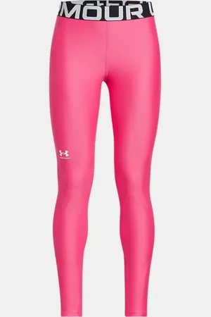 Under Armour Leggings HeatGear® para niña Super / Blanco YLG (149 - 160 cm)