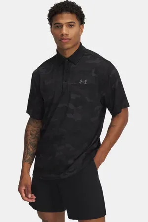 Under Armour Polo con estampado Playoff 3.0 para hombre / Castlerock L