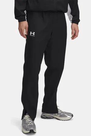 Under Armour Pantalón cortavientos Rival Woven para hombre / / Blanco M
