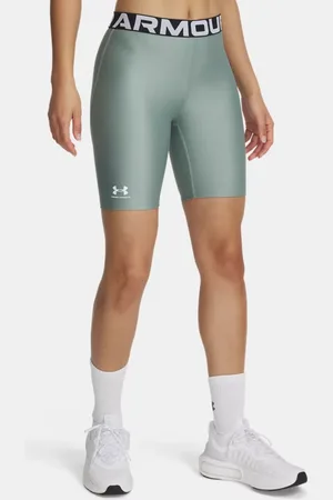 Under Armour Pantalón corto de 20 cm HeatGear® para mujer Silica / Blanco L