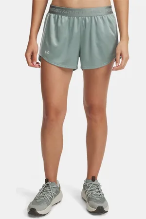 Under Armour Pantalón corto Tech™ Play Up Shine para mujer Silica / Hydro L