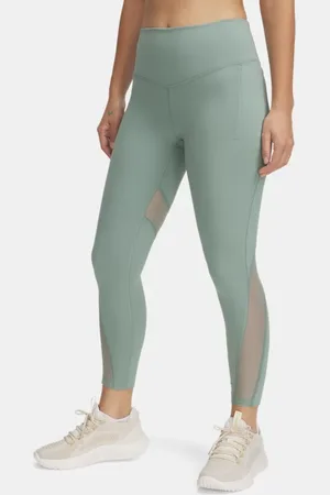 Under Armour Leggings tobilleros con ventilación Vanish Elite para mujer Silica / Iridescent L