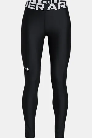 Under Armour Leggings HeatGear® para niña / Blanco YLG (149 - 160 cm)