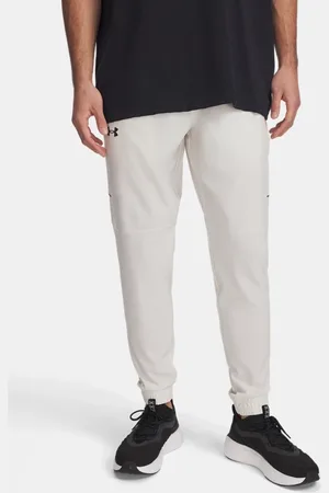 Under Armour Pantalón Zone Woven para hombre Piedra / Negro L