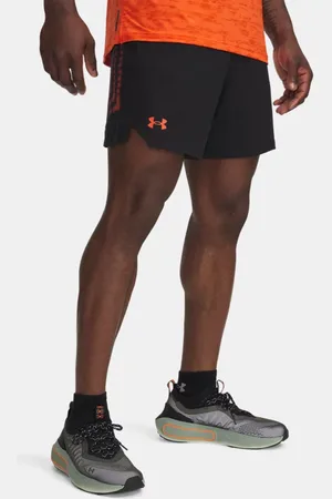 Under Armour Pantalón corto estampado de 15 cm Vanish Woven para hombre / Fire 3XL