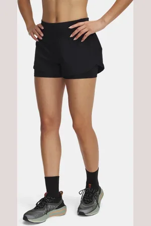 Under Armour Pantalón corto 2 en 1 Launch Pro para mujer / Reflectante L