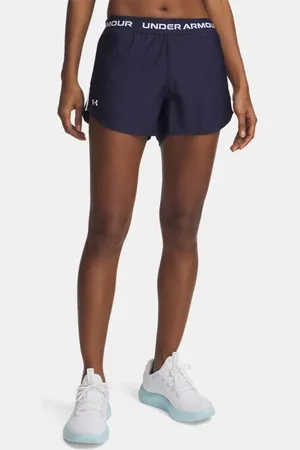 Under Armour Pantalón corto Tech™ Play Up para mujer Midnight Marino / Blanco L