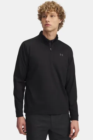 Under Armour Sudadera con cremallera de ¼ Drive para hombre / Castlerock L