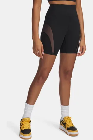 Under Armour Pantalón corto de 18 cm de malla Meridian para mujer / L