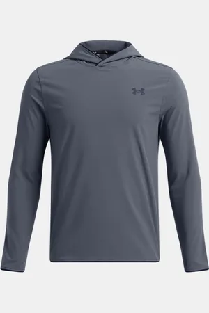 Under Armour Sudadera con capucha Drive para niño Downpour / Midnight Marino Azul YLG (149 - 160 cm)