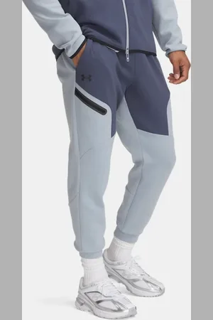 Under Armour Joggers Unstoppable Fleece para hombre Downpour / Harbor Azul / Negro L