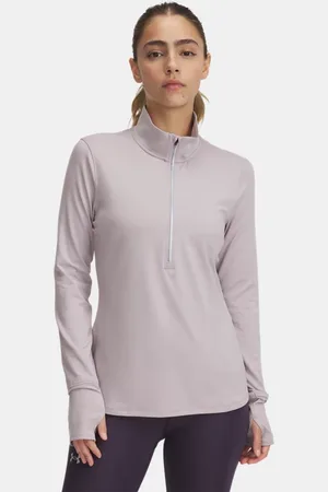 Under Armour Sudadera con media cremallera Qlifier Run para mujer Dawn / Reflectante L