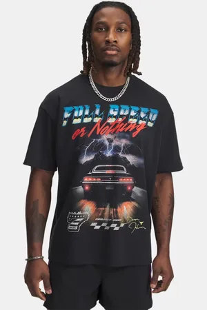 Under Armour Camiseta de manga corta Project Rock Heavyweight para hombre / Castlerock L