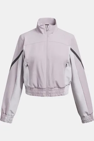 Under Armour Chaqueta Unstoppable Crop para niña Dawn / Matter / Negro YLG (149 - 160 cm)