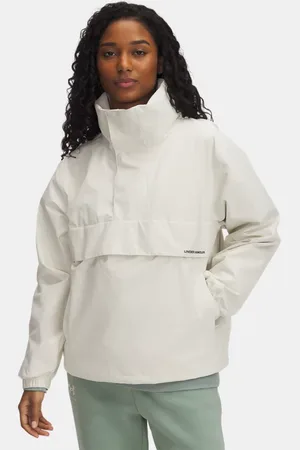 Under Armour Anorak Cloudstrike para mujer Piedra / Reflectante L