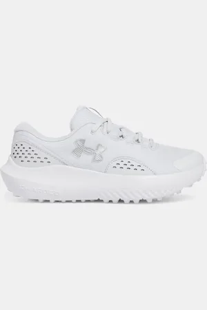 Under Armour Zapatillas de golf Surge para mujer Distant / Blanco / Metalico Plata 42