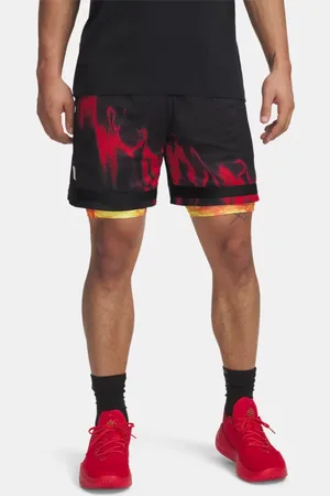 Under Armour Pantalón corto Curry Statement para hombre / Fire L