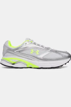 Under Armour Zapatillas Apparition unisex Distant / Metalico Plata / High Vis Amarillo 44.5