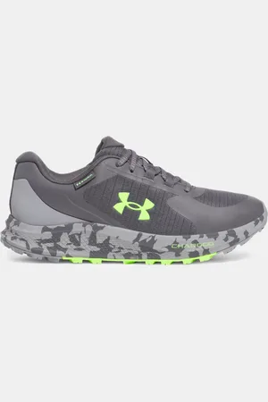 Under Armour Zapatillas de running Bandit Trail 3 para hombre Castlerock / Acero / Hyper Verde 44