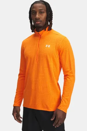 Under Armour Sudadera de media cremallera Tech™ Vent Geotessa para hombre Solar / Dark / Blanco 3XL