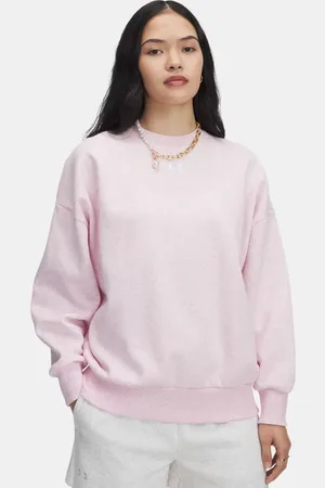 Under Armour Sudadera Rival Fleece Oversized para mujer Prime / Blanco L