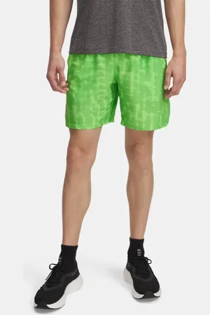Under Armour Pantalón corto de 18 cm Launch para hombre Cyber / Reflectante 3XL