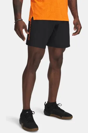 Under Armour Pantalón corto Tech™ Woven Wordmark para hombre / Solar Naranja L