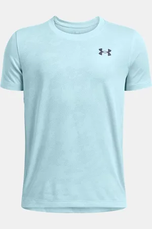 Under Armour Camiseta de manga corta Tech™ Vent Jacqrd para niño Stream / Midnight Marino YLG (149 - 160 cm)