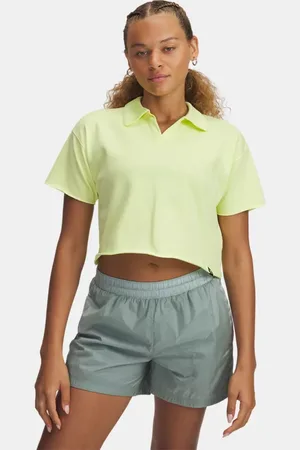 Under Armour Polo Icon Terry para mujer Sonic / Blanco L